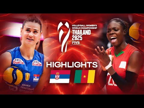 Serbia 🇷🇸 vs. Cameroon 🇨🇲 - Highlights | Women's World Championships 2025