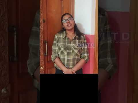 Keerthi, Fashion Designing Student, Shares Her Experience at GITD