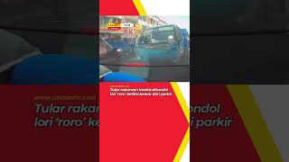 Download lagu Tular rakaman kereta disondol lori ‘roro’ ketika keluar dari parkir mp3