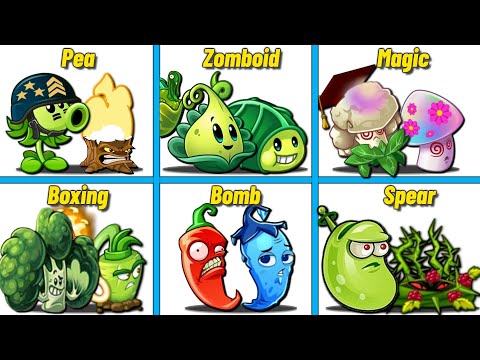 PVZ 2 - Random 6 Best Pair - Who Will Win ? Team Plants Vs Team Plants.