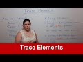 Trace Elements