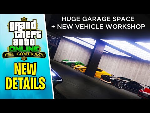 GTA Online: The Contract NEW DETAILS! Huge Garage Space, New Vehicle Workshop and More!