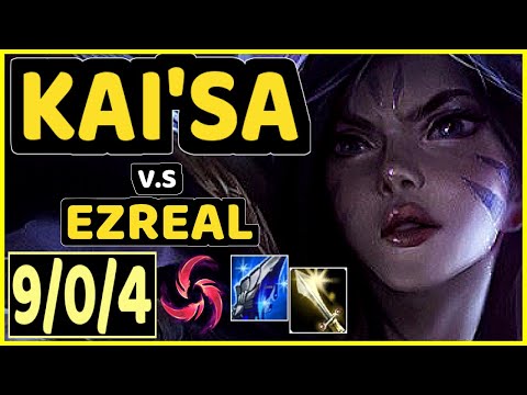 HJäRNAN (KAI'SA) vs EZREAL - 9/0/4 KDA BOTTOM ADC GAMEPLAY - EUW Ranked MASTER