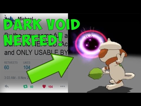DARK VOID NERFED IN POKEMON SUN AND MOON!