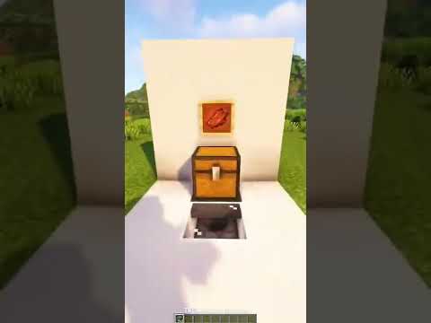 Minecraft: Working Trash Can | #shorts