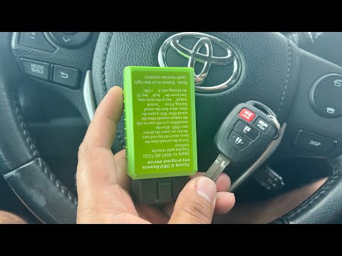 How to program Toyota Key fob / remote with programmer.