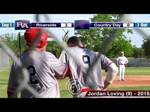 Riverside 2018 Jordan Loving Launches 3 Home Runs vs. Country Day!