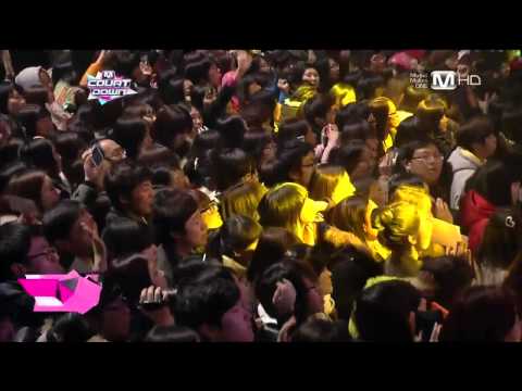 130117 Mnet Mcountdown Girls' generation -  1st + encore