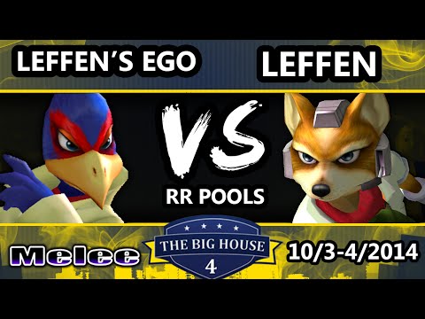 The Big House 4 - Leffen (Fox) Vs. Leffen's Ego (Falco) - Pools Round 1 - SSBM