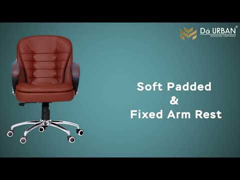 Da Urban Mid-back Milford Office Chair With Armrests (Camel)