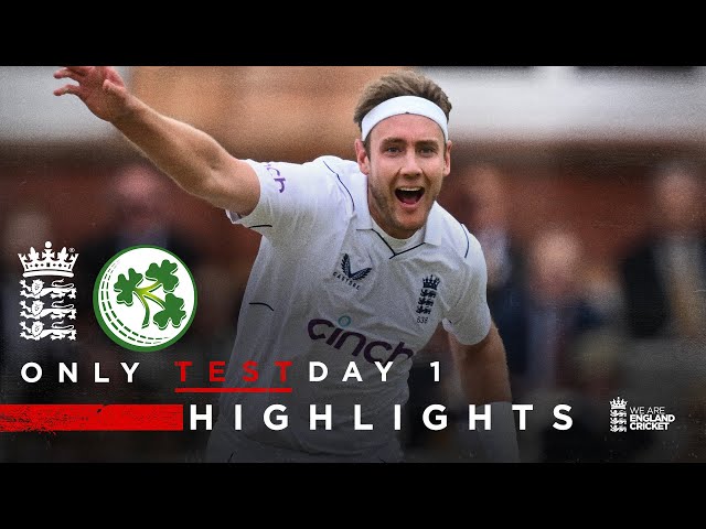 Stuart Broad Takes 5-51 at Lord’s | Highlights – England v Ireland Day 1 | LV= Insurance Test 2023