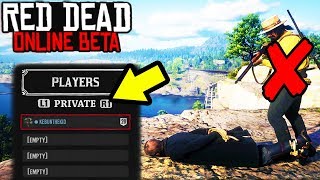 HOW TO STOP GRIEFERS in Red Dead Online! Join A PRIVATE SESSION in Red Dead Redemption 2! Best Tips!