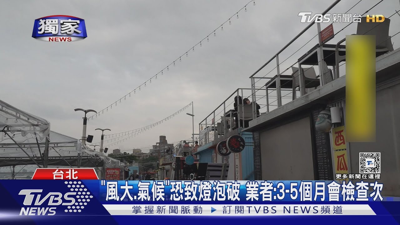 逛大稻埕河堤「高空掉燈泡」 女嚇:以為砸酒瓶