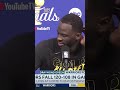 Draymond Green after falling in Game 1 of the NBA Finals: ‘embrace the challenge’ #shorts