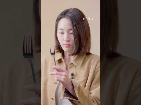 I&rsquo;m scared of forks now🍴 #SquidGameSeason2 #LeeDavid #RohJaewon #WonJian #Netflix