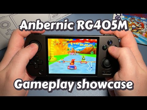 BIG RG405M Gameplay showcase | 51 GAMES & 17 PLATFORMS | PSP, GBA, N64, SATURN, DREAMCAST