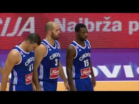ABA Liga 2016/17, Round 2 match: Cibona - Mornar (5.10.2016)