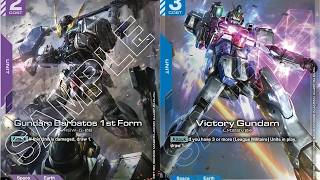 P/BL Barbatos Rush vs. BL/W League Militaire (Banshee Norm) | Gundam Card Game Locals Gameplay