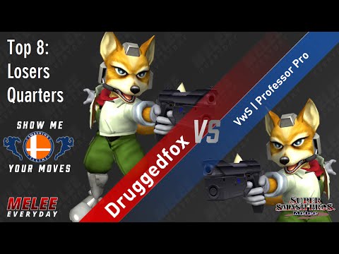 SMYM 17 - Druggedfox (Fox) vs. VwS | Professor Pro (Fox) - SSBM - Top 8, LQ