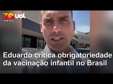 Eduardo Bolsonaro obtém dispensa para vacinar filha nos EUA e critica obrigatoriedade no Brasil