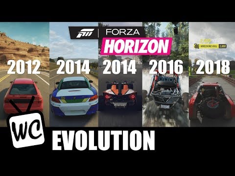 Forza Horizon - Graphics Evolution (2012-2018)