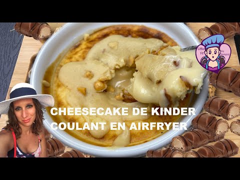 Cheesecake de Kinder Saludable en 6 Minutos para Freidora de Aire
