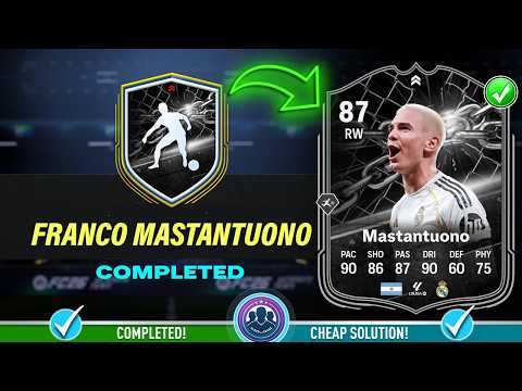 87 Showdown Franco Mastantuono SBC Solution - Cheap Solution & Tips - FC 26