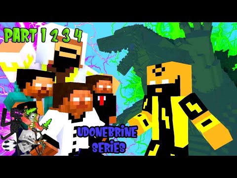Monster School: PART 1-2-3-4 UDONBRINE SERIES UNCUT SEASON 2-Minecraft Animation