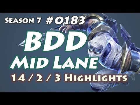 Longzhu BDD - Zed vs Twisted Fate - KR LOL Highlights | 비디디 제드
