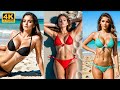 4K Art AI LookBook Beach Season Bikini Sunny Day Beauty Girls