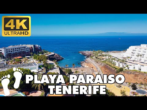 PLAYA PARAISO 🌞 Adeje Tenerife Spain 🇪🇸 | Walking Tour [4K UHD] | JoyofTraveler