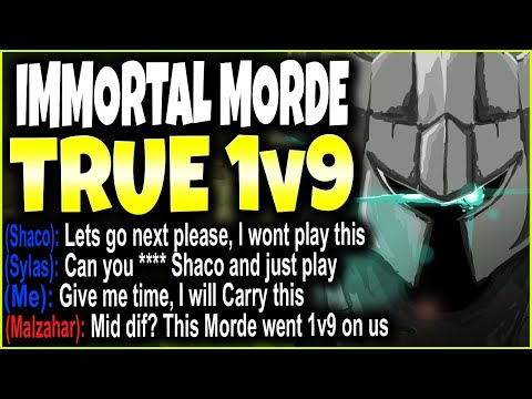 A TRUE 1v9 CARRY ~ New Season 12 Immortal Mordekaiser Build 🔥 LoL Top Morde Preseason 2022 Gameplay