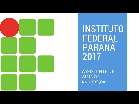 Concurso IFPR Edital 2017: Apostila Assistente de Alunos
