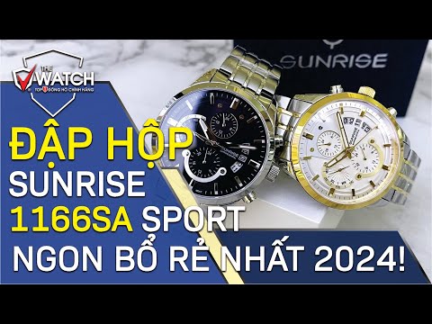  0:04 / 9:34 [ĐẬP HỘP] ĐỒNG HỒ NAM SUNRISE 1166SA SPORT CHÍNH HÃNG - NGON BỔ RẺ NHẤT 2024