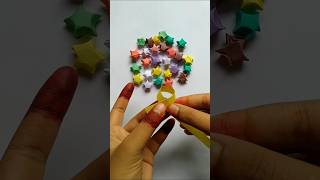 Easy Paper Stars Tutorial ✨ | Cute Origami Craft 🌟#youtubeshorts #shorts