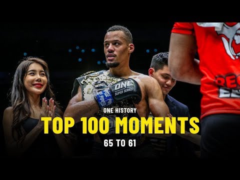 Top 100 Moments In ONE History | 65 To 61 | Ft. Regian Eersel, Agilan Thani & More