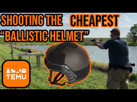 Does This Cheap $60 Ballistic Helmet From Temu Work?