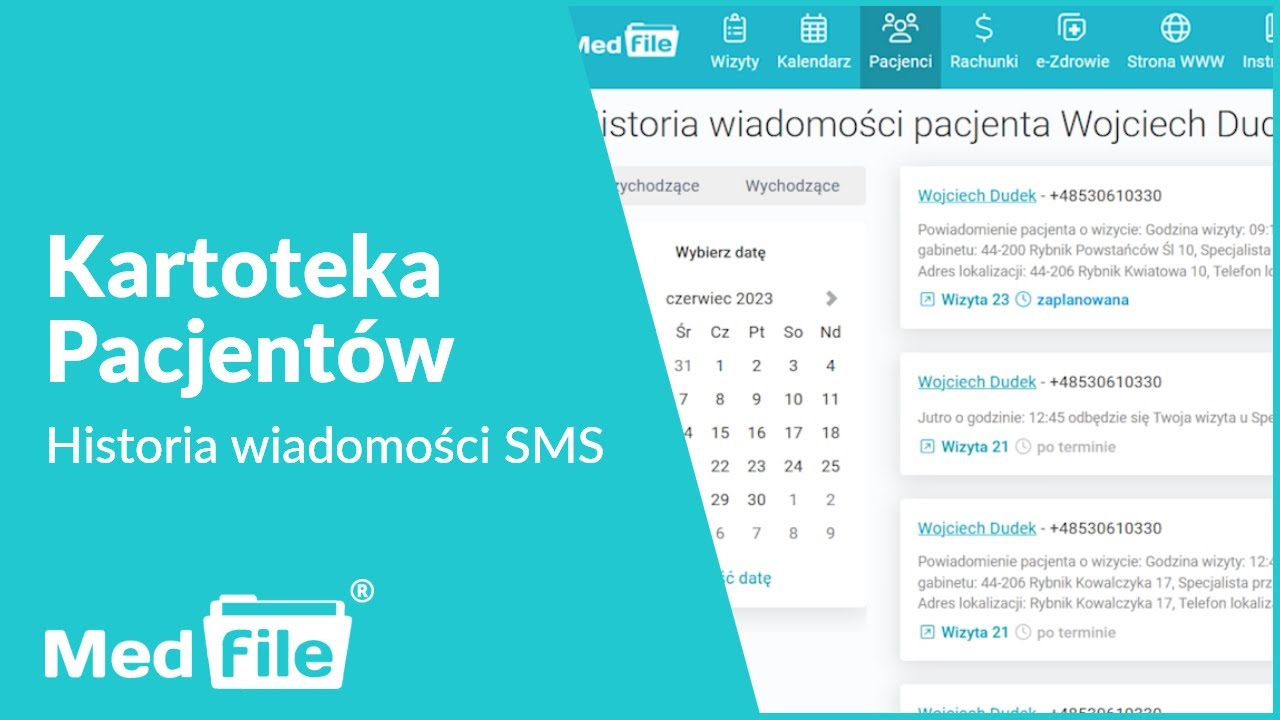 Historia wiadomości SMS