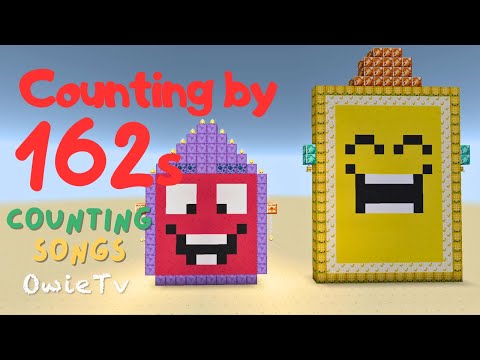 Counting by 162 Song | Minecraft Numberblocks Counting Songs for Kids | Math for Kids