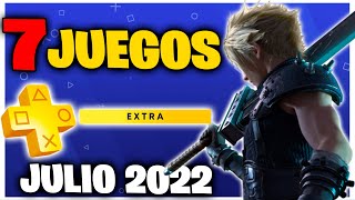 7 Nuevos Juegos PS PLUS EXTRA JULIO 2022 para PS4 y PS5 🔥