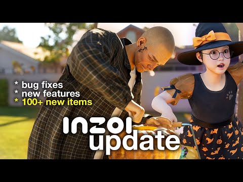 INZOI улучшается! Обновление к Хэллоуину: новые задания, функции и исправления ошибок