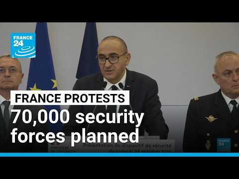 REPLAY: French Interior Minister holds presser on security arrangements ahead of protests