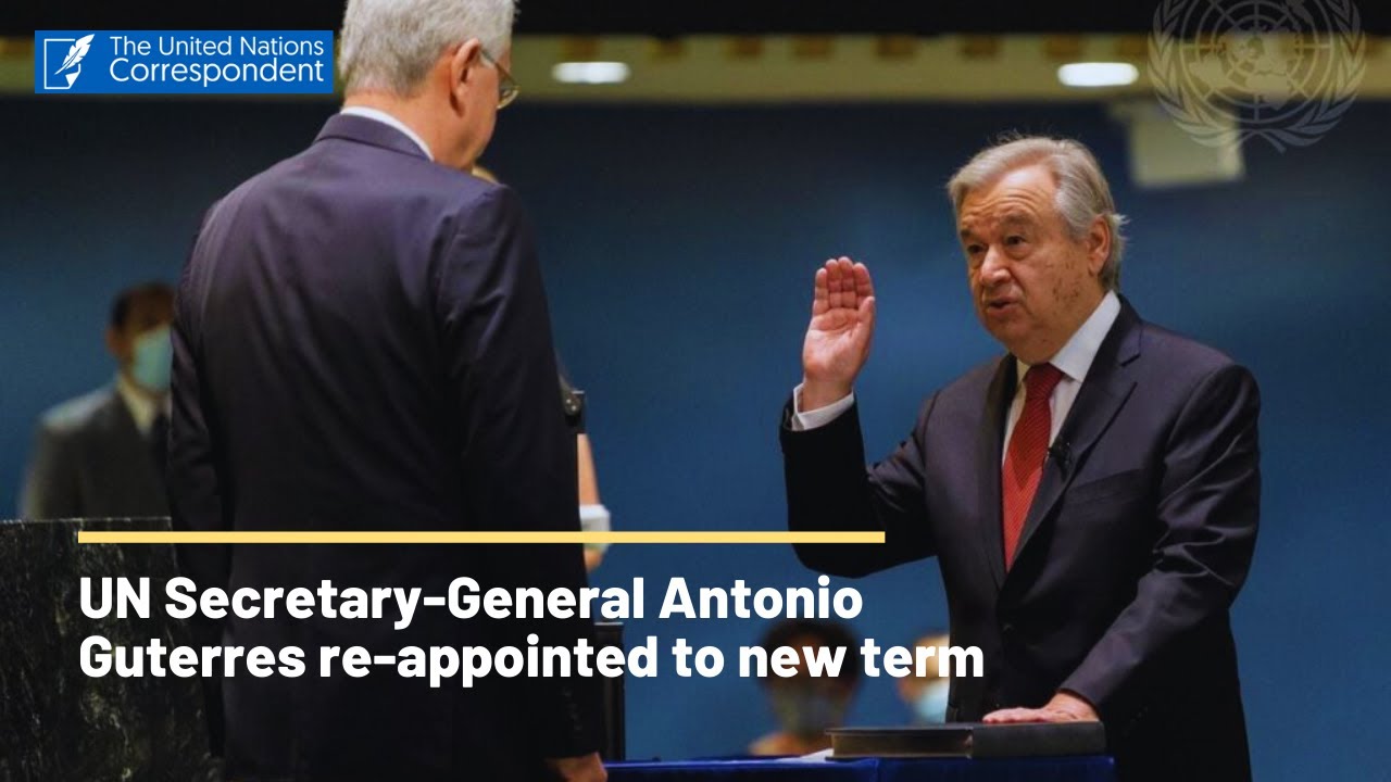 UN Secretary-General Antonio Guterres re-appointed to new term