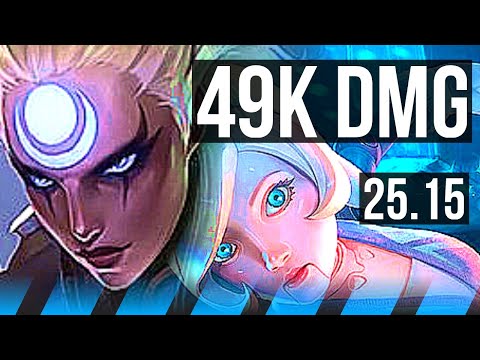 DIANA vs ORIANNA (MID) | Legendary, 7 solo kills, 49k DMG, 20/3/10 | KR Master | 25.15