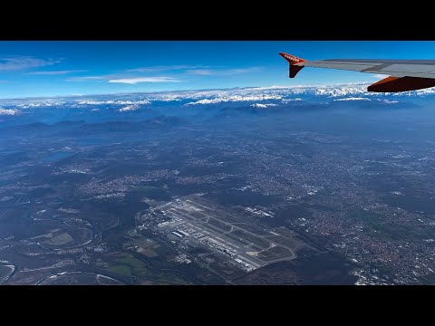 Decollo da Milano Malpensa LIMC MXP - Easyjet U2 Airbus A320 - Takeoff from Milano Malpensa