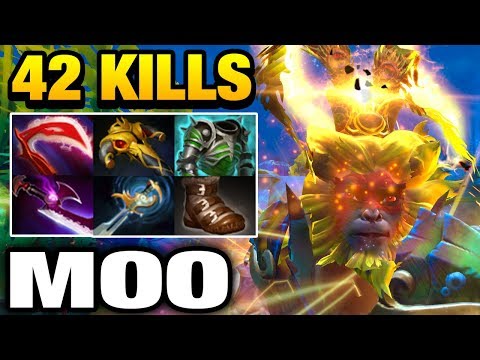 Moo Monkey King with 42 Kills WICKED SICK Dota 2