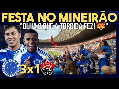 🦊 SHOW DA TORCIDA DO CRUZEIRO – KAIO JORGE E ARROYO DESTROEM O VITÓRIA! BASTIDORES ÉPICOS!