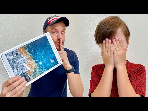 MARCOS GANHOU UM TABLET NOVO iPAD APPLE - Família Brancoala