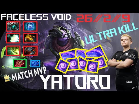 Yatoro Faceless Void Carry Gameplay Patch 7.31b - Dota 2 Full Gameplay player perspective.