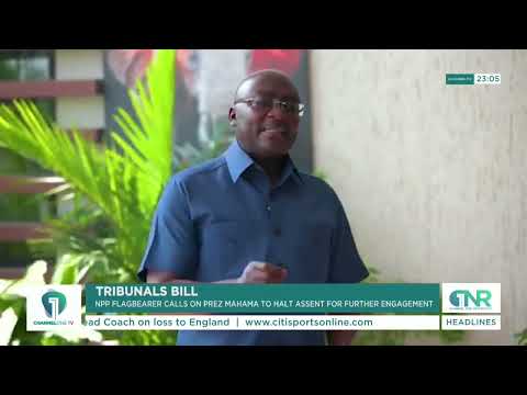 Bawumia Urges Mahama Not to Sign Tribunals Bill Into Law